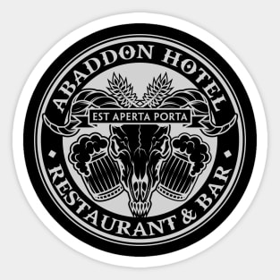 Abaddon Hotel Sticker